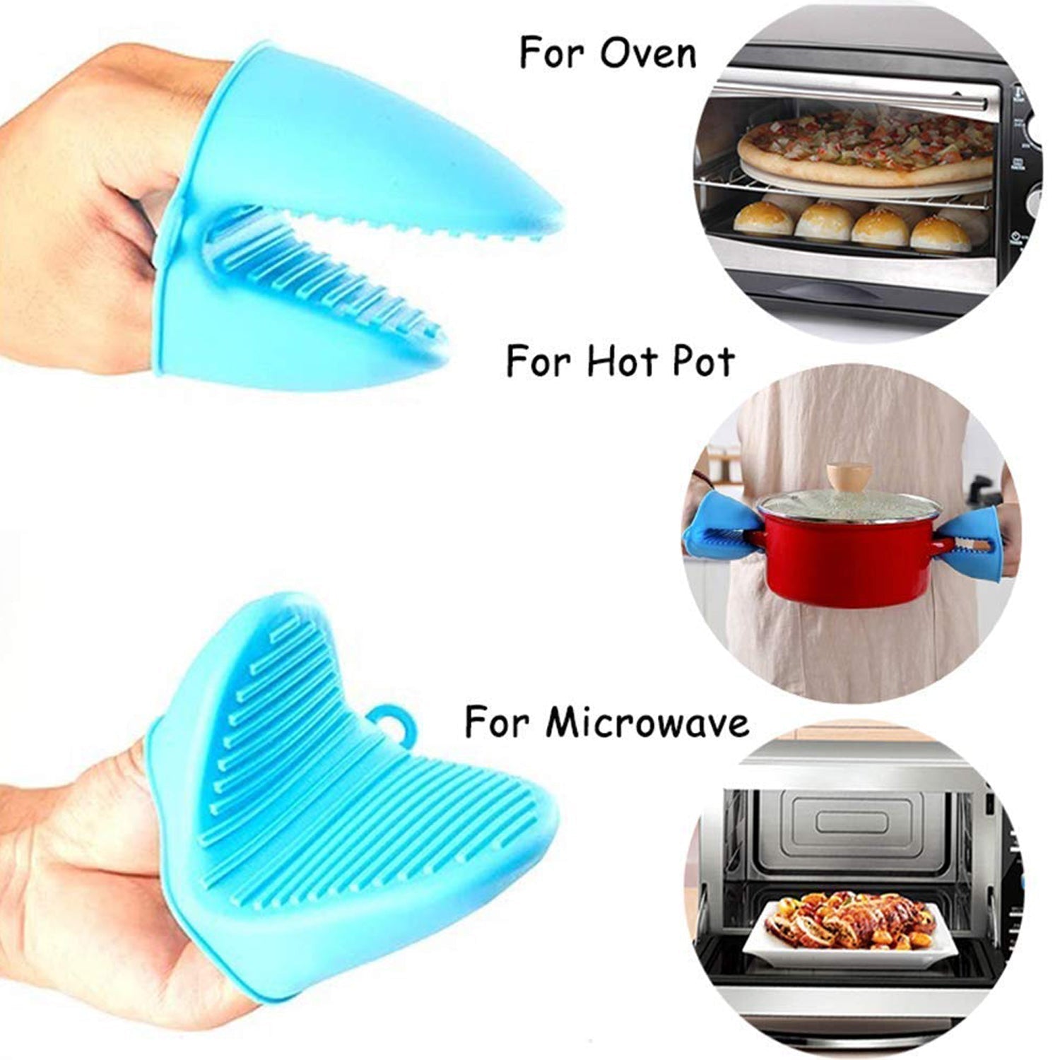 2067 Silicone Heat Resistant Cooking Potholder for Kitchen Cooking & Baking 